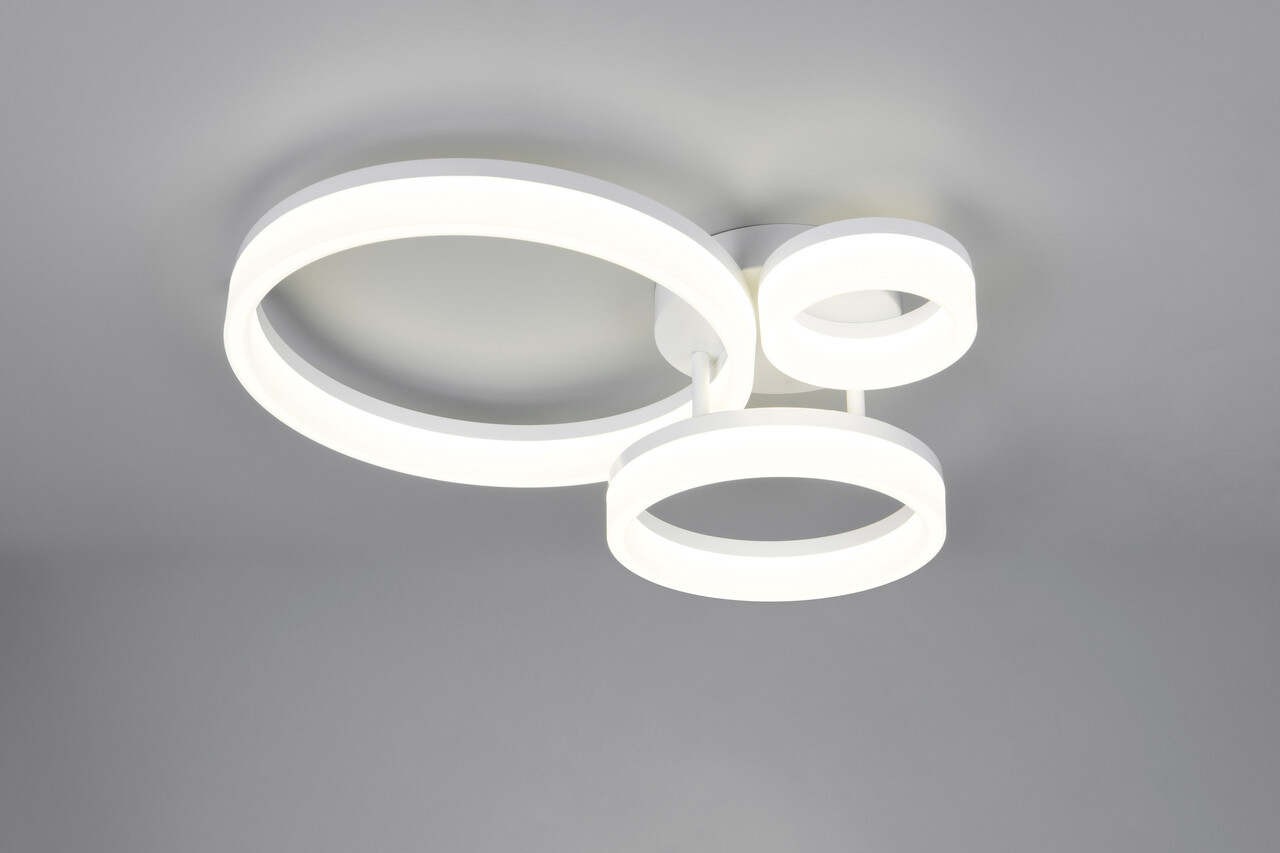 Plafoniera Scope, RL, 51x40.5x12.5 cm, 32W, 1x SMD, plastic, alb mat - imagine 5